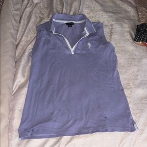 Ralph Lauren Lavender Sleeveless Polo Tank